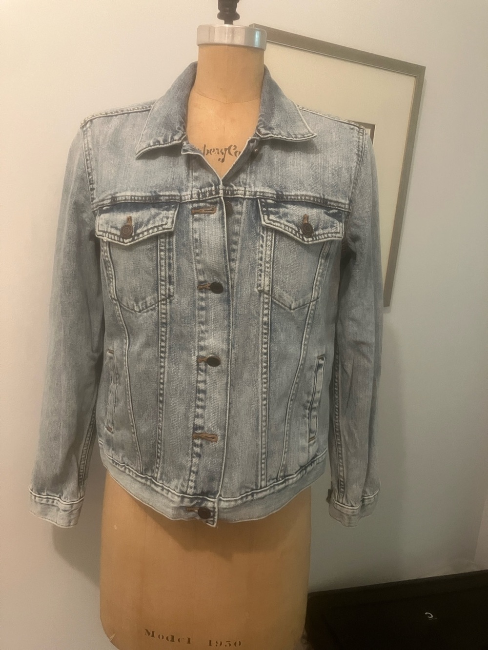 GAP Light Blue Denim Jacket - Women's Jean Jacket large